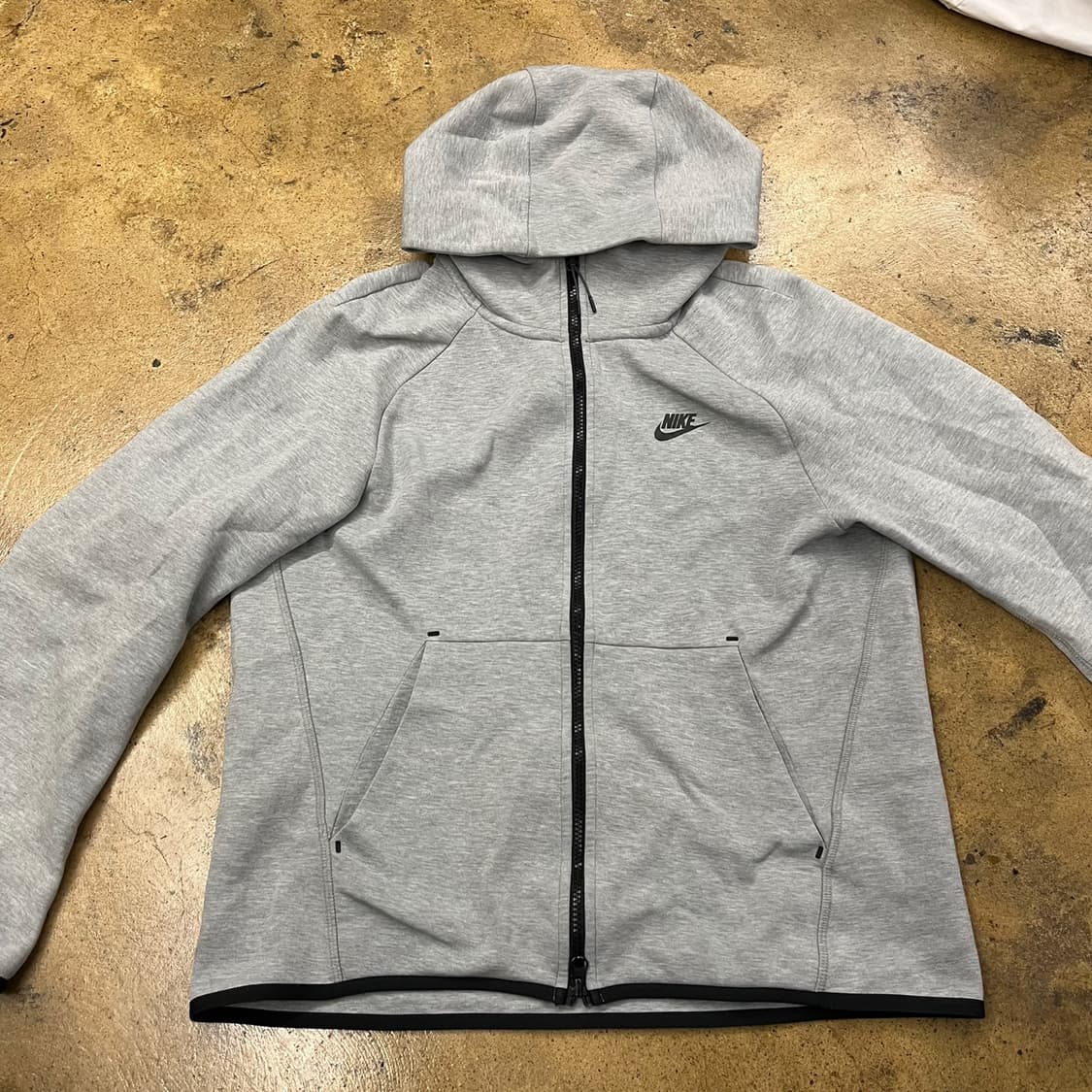 [정품/XL] 나이키 테크팩 풀집업 후드 그레이 b16 상품이미지3