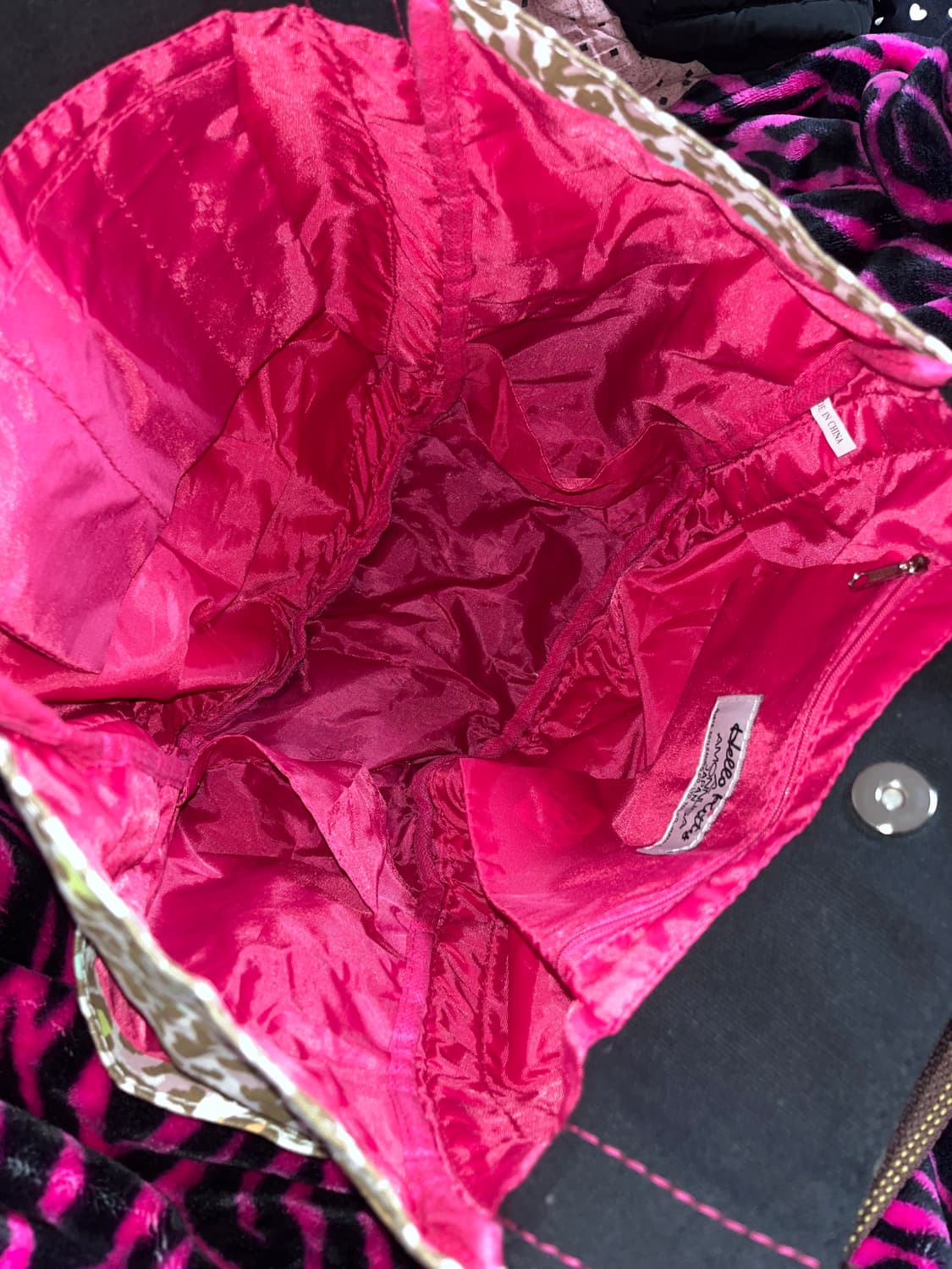 고전키티 오네갸루 헬로키티 호피 숄더백 가방 ㅅㅊ키티스트랩 마스코트 인형 상품이미지5