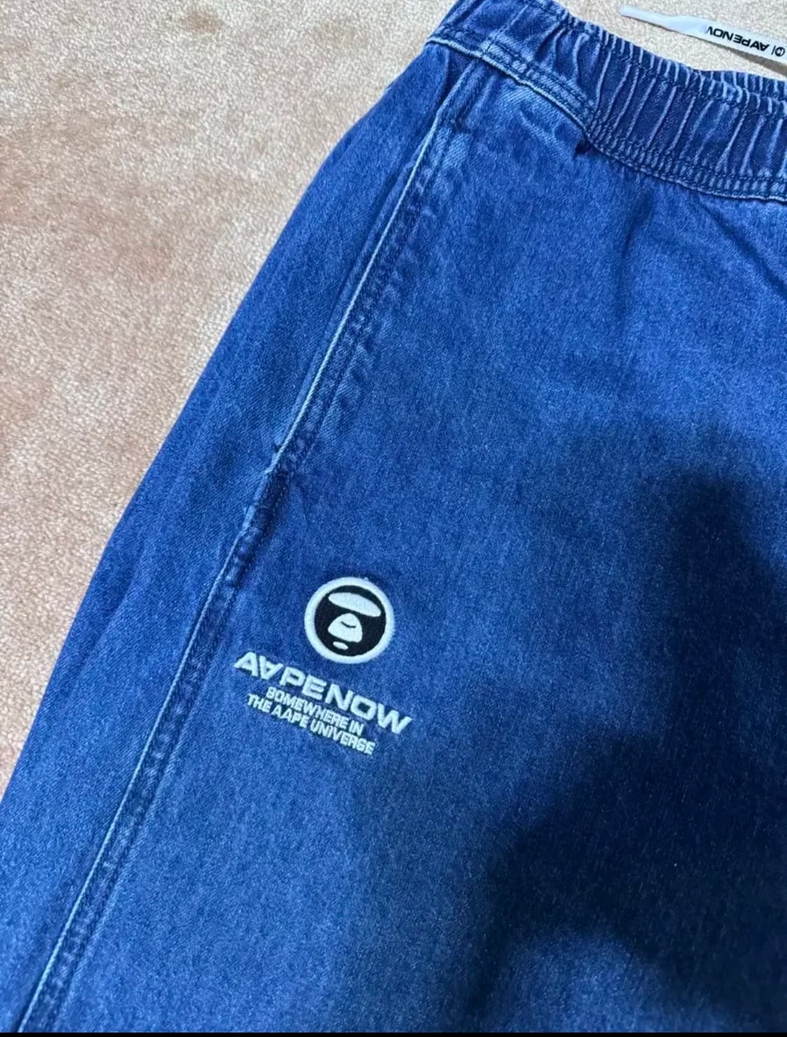 베이프 에이프 데님 반비지(밴딩) 상품이미지3