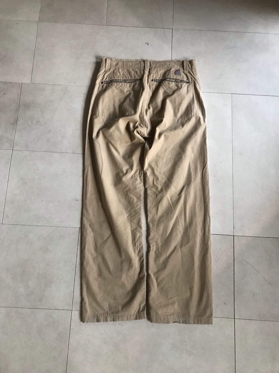 디젤 베이지 와이드 워크팬츠 상품이미지6