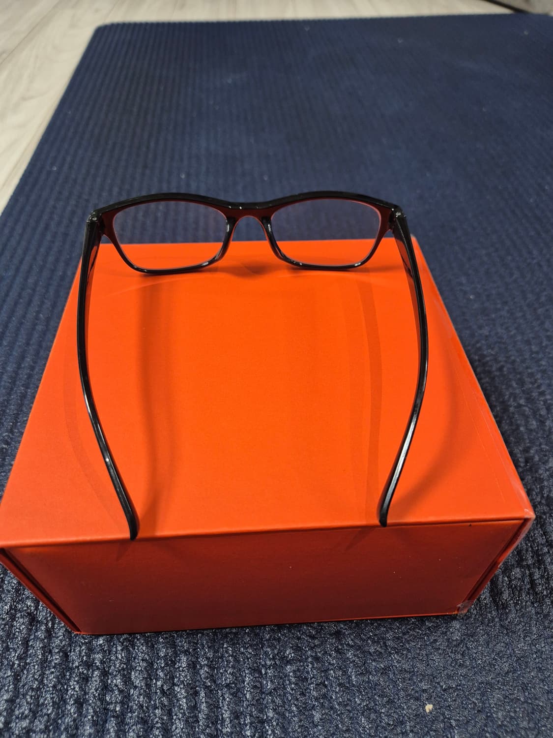 검정 뿔테 안경 (도수없음) 상품이미지4