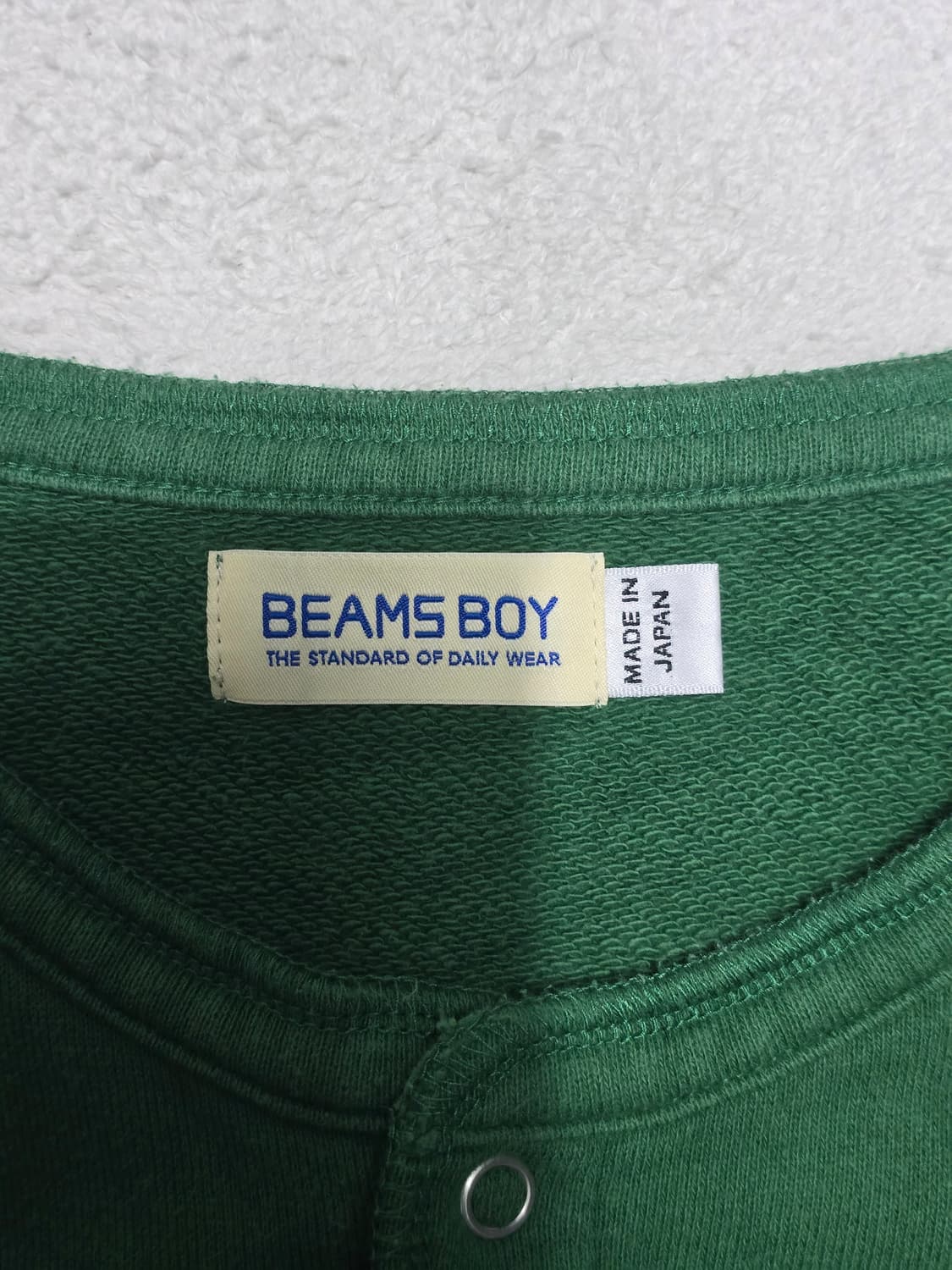 Beamsboy 빔즈보이 헨리넥 스웨트 가디건 상품이미지5