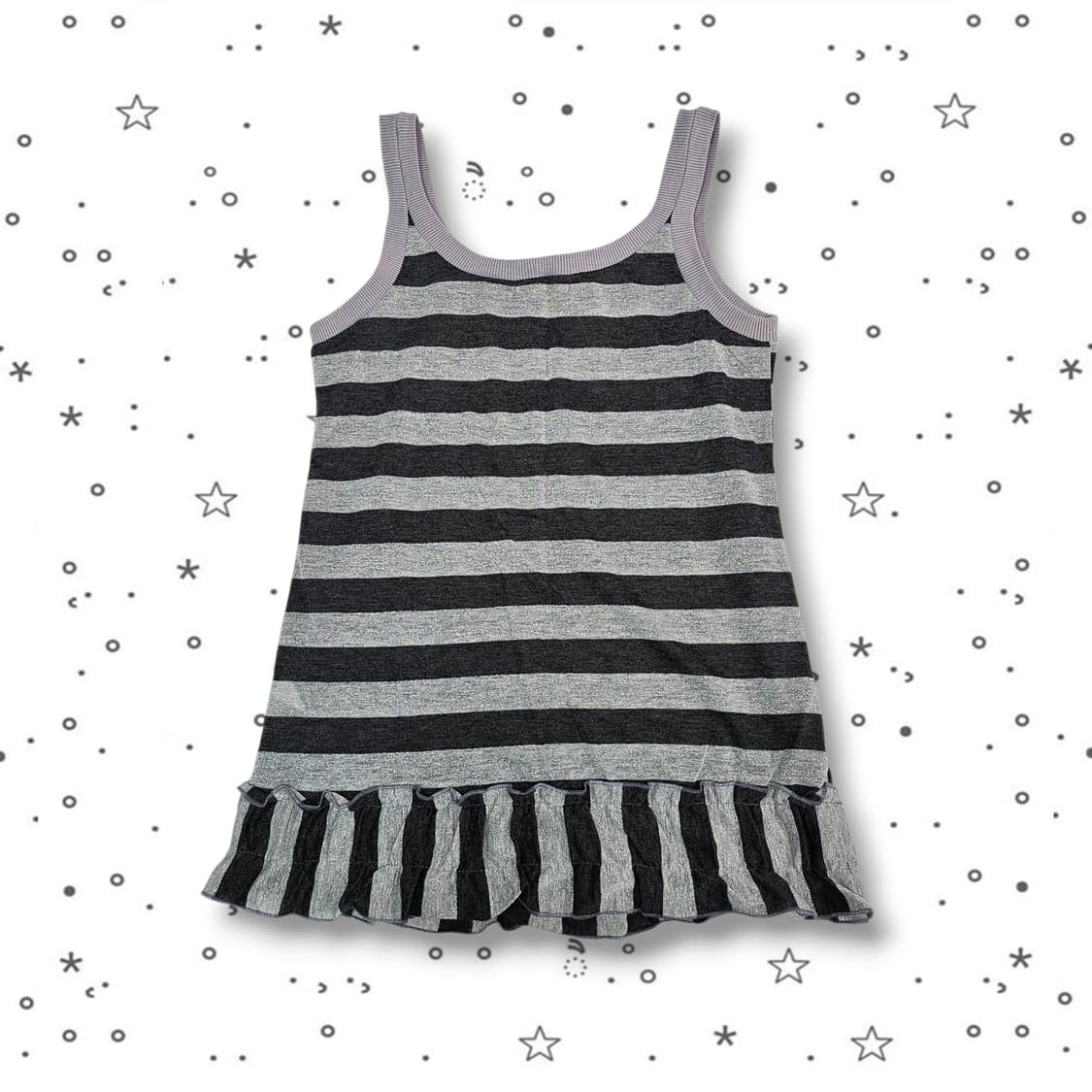 D.DAY 스트라이프 글리터 슬리브리스 상품이미지4