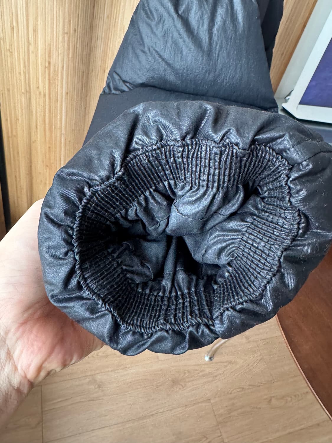 렉토 블랙 푸퍼 패딩 L (구스) 105 상품이미지7