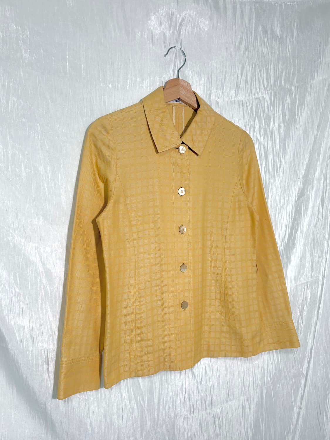 🧥 DAKS Vintage Mustard Tailored Button  상품이미지2