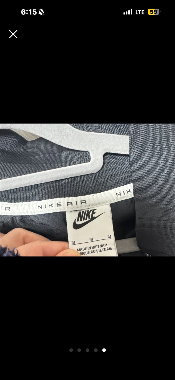 나이키 에어 새틴 크롭 져지 블랙 M 새상품 상품이미지5