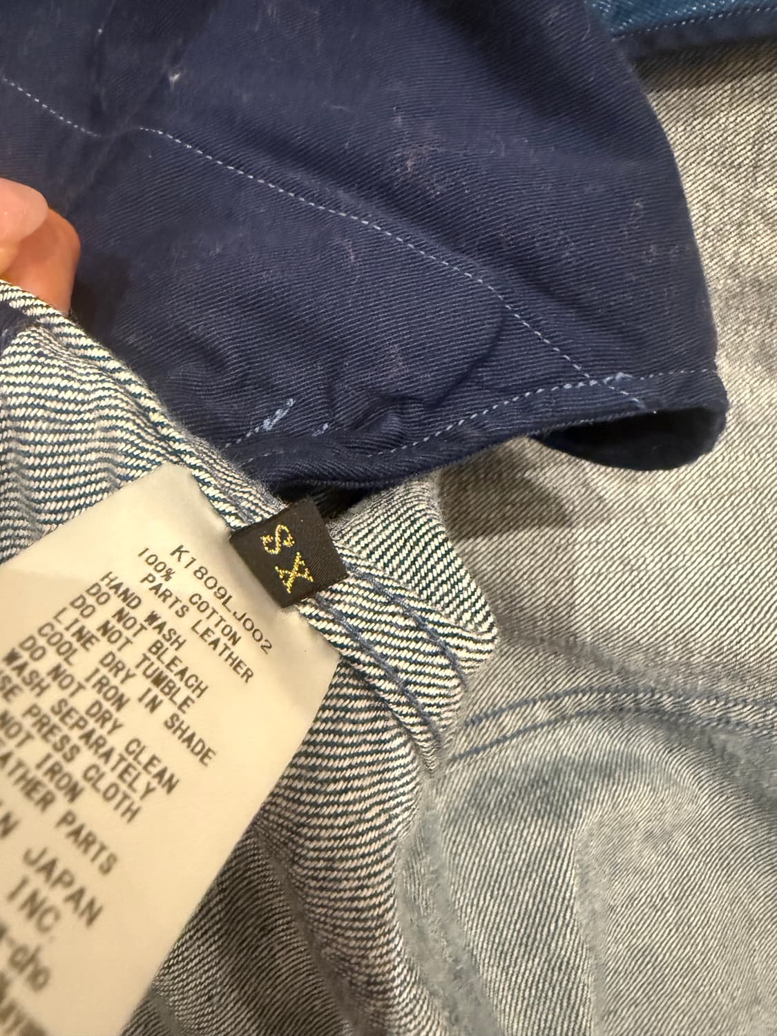 Kapital 데님 후드 트렌치 코트 상품이미지4