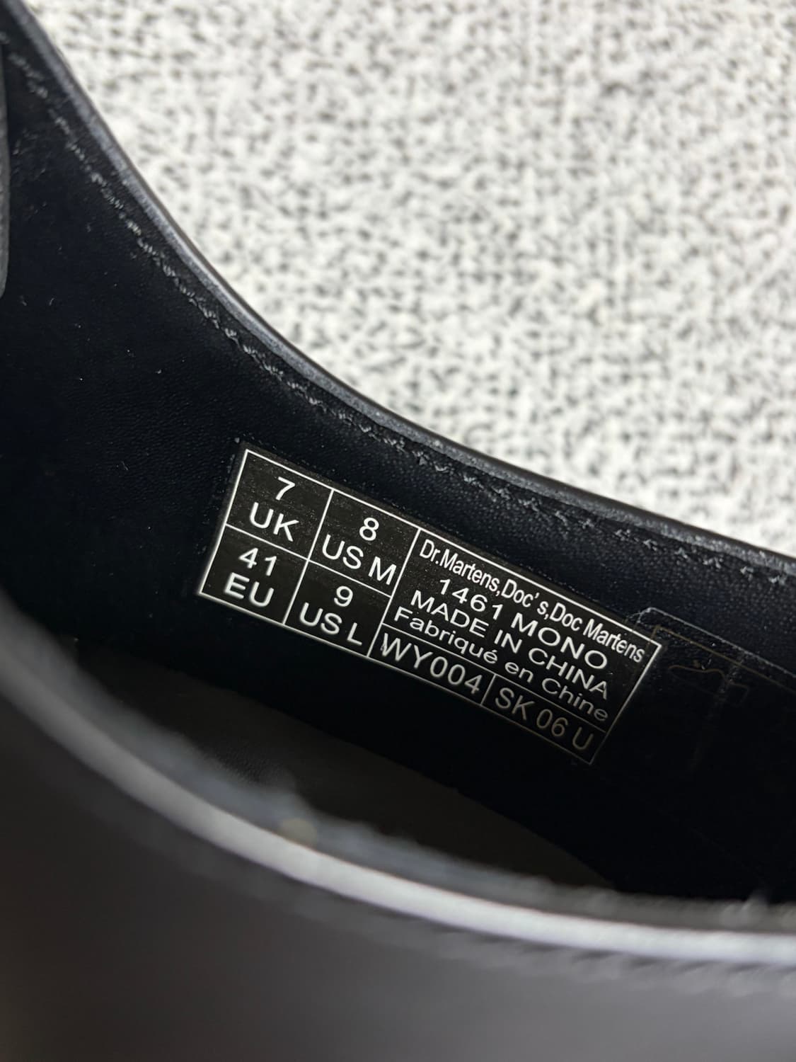 닥터마틴 모노 블랙  상품이미지6
