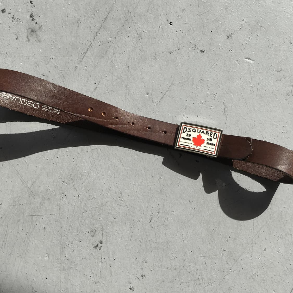 Made In ITALY  Dsquared2 Leather Belt 상품이미지3