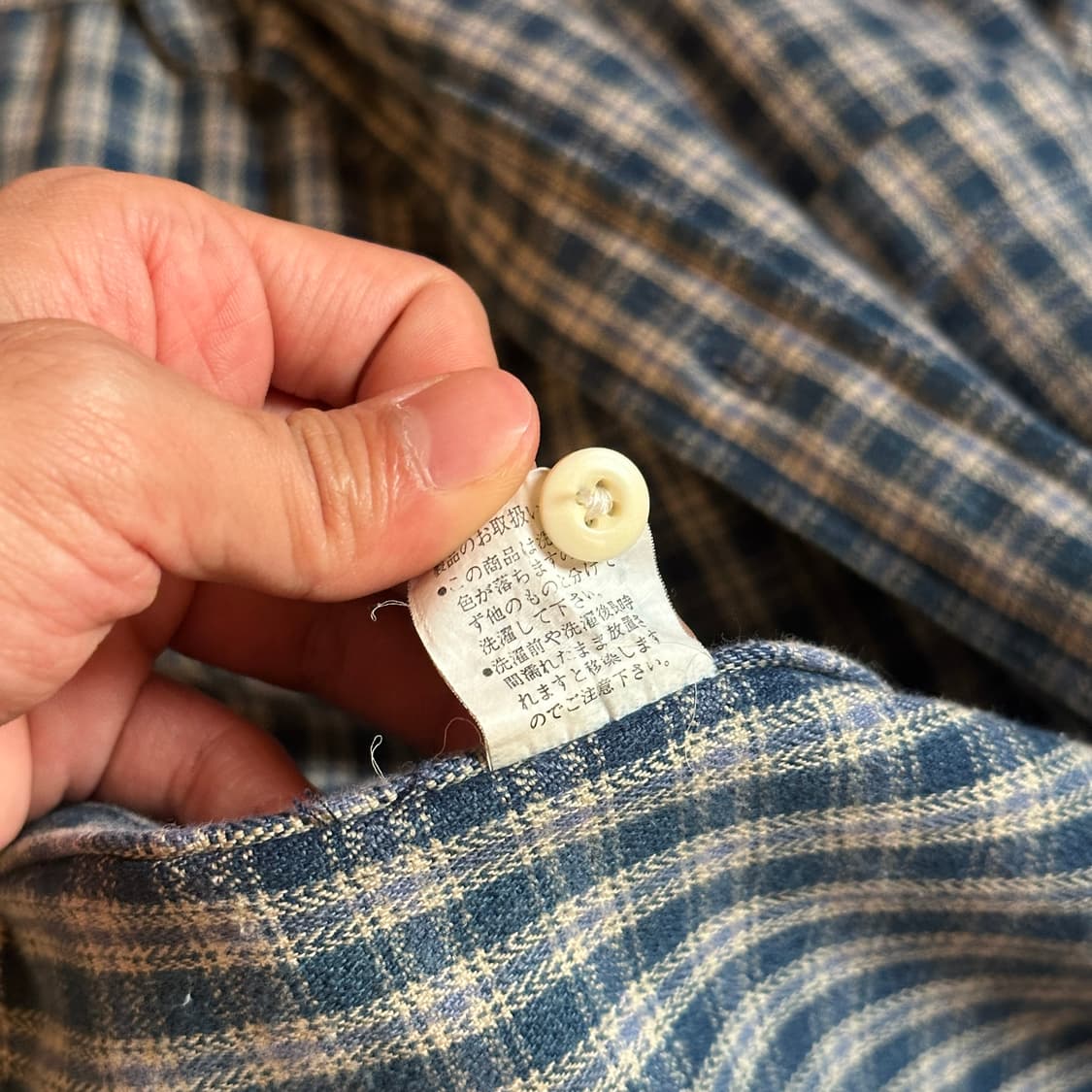 Blue mountain indigo check pocket shirts 상품이미지8