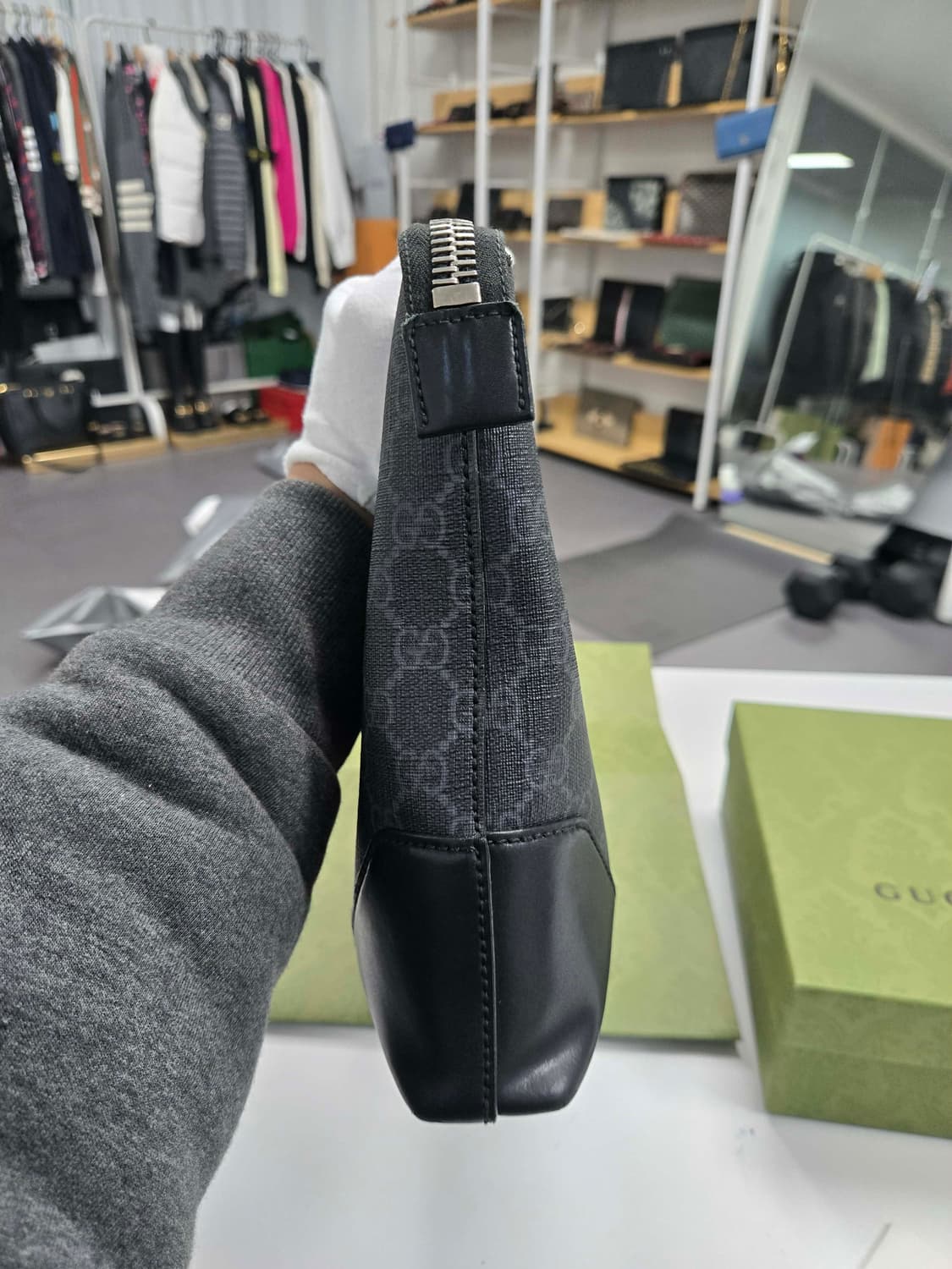 [A급컨디션] 구찌 웹삼선 보야주 클러치백 상품이미지4