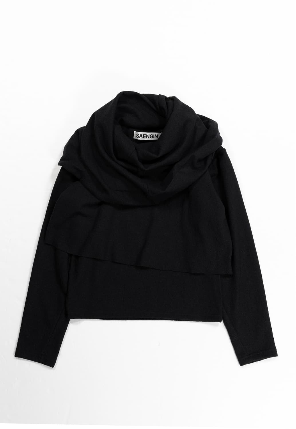 새상품) WOOL STRUCTURED CAPE LONG SLEEVE 상품이미지1