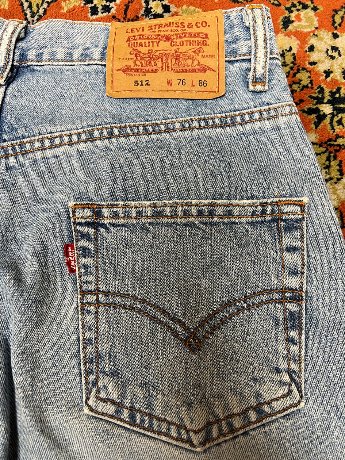 [30] 리바이스 빈티지 512 연청 데님팬츠 상품이미지5