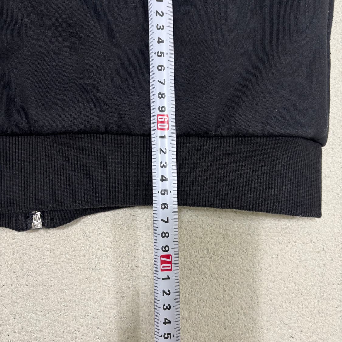 100 장미쉘바스키아 블랙 기모 후드집업 1202 상품이미지9