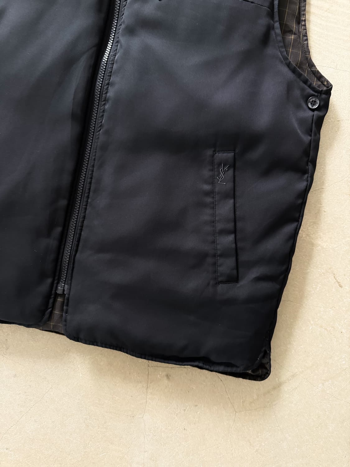 Yves Saint Laurent Embroidery Logo Jacke 상품이미지5