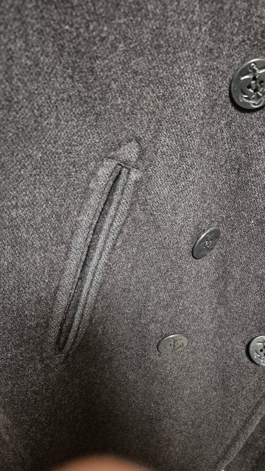 90s 베네통 울 피코트 상품이미지4