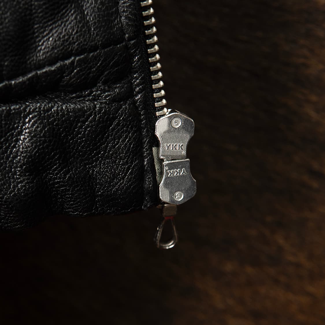 [95] 나노 유니버스 NANO UNIVERSE 고트스킨 레더 블루종  상품이미지3