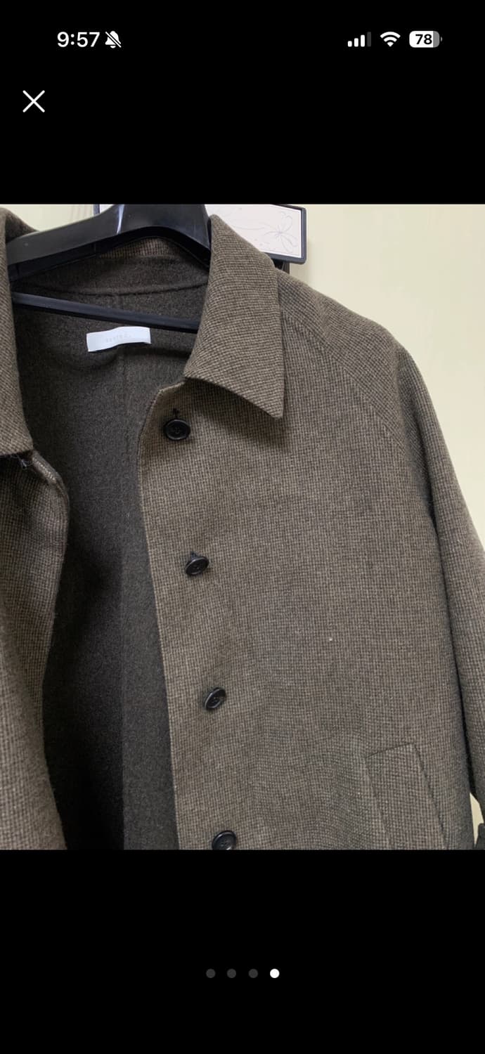 시어드 노튼 싱글 핸드메이드 코트 상품이미지4