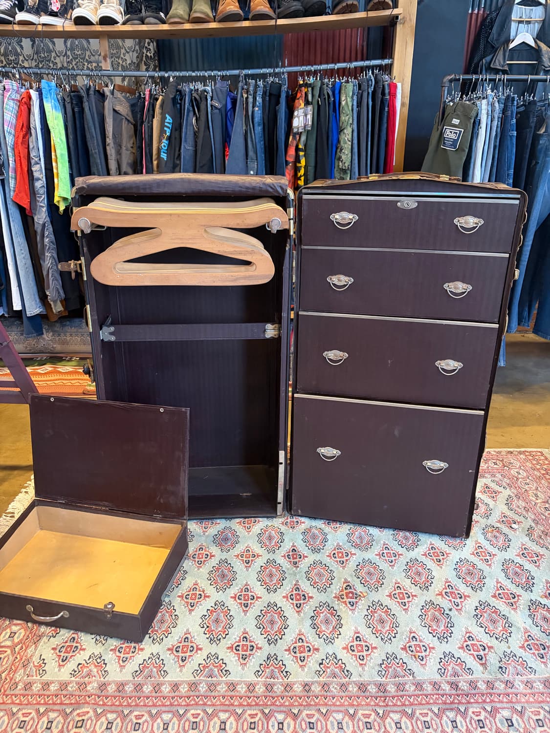 빈티지 쇼케이스 옷장 수납장  상품이미지10