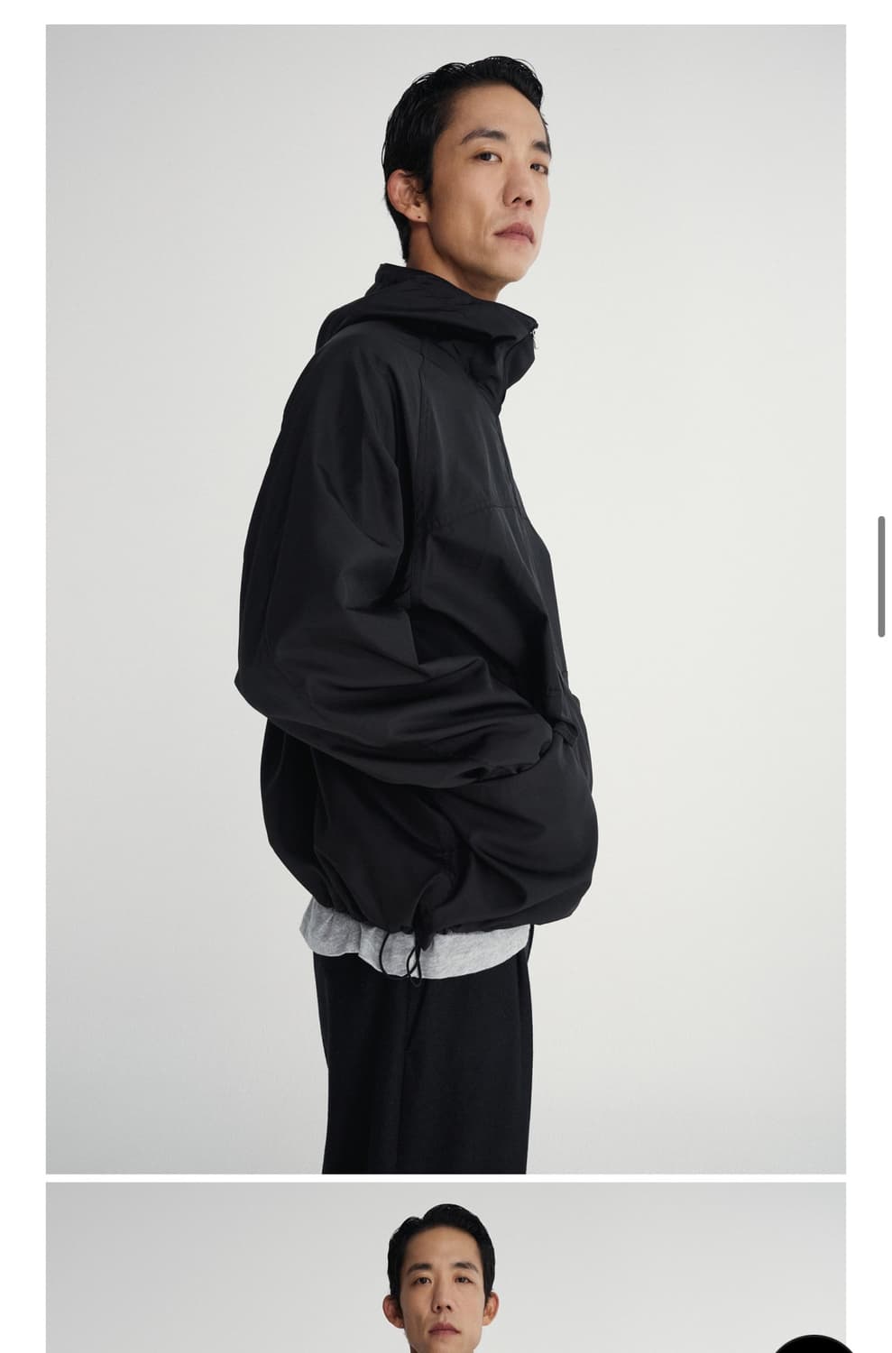 (새상품) 포터리 라이트 실크 블렌드 후디드 점퍼 4사이즈 상품이미지4