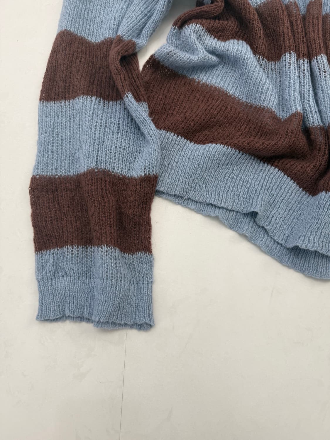 루즈핏 단가라 니트 상품이미지4