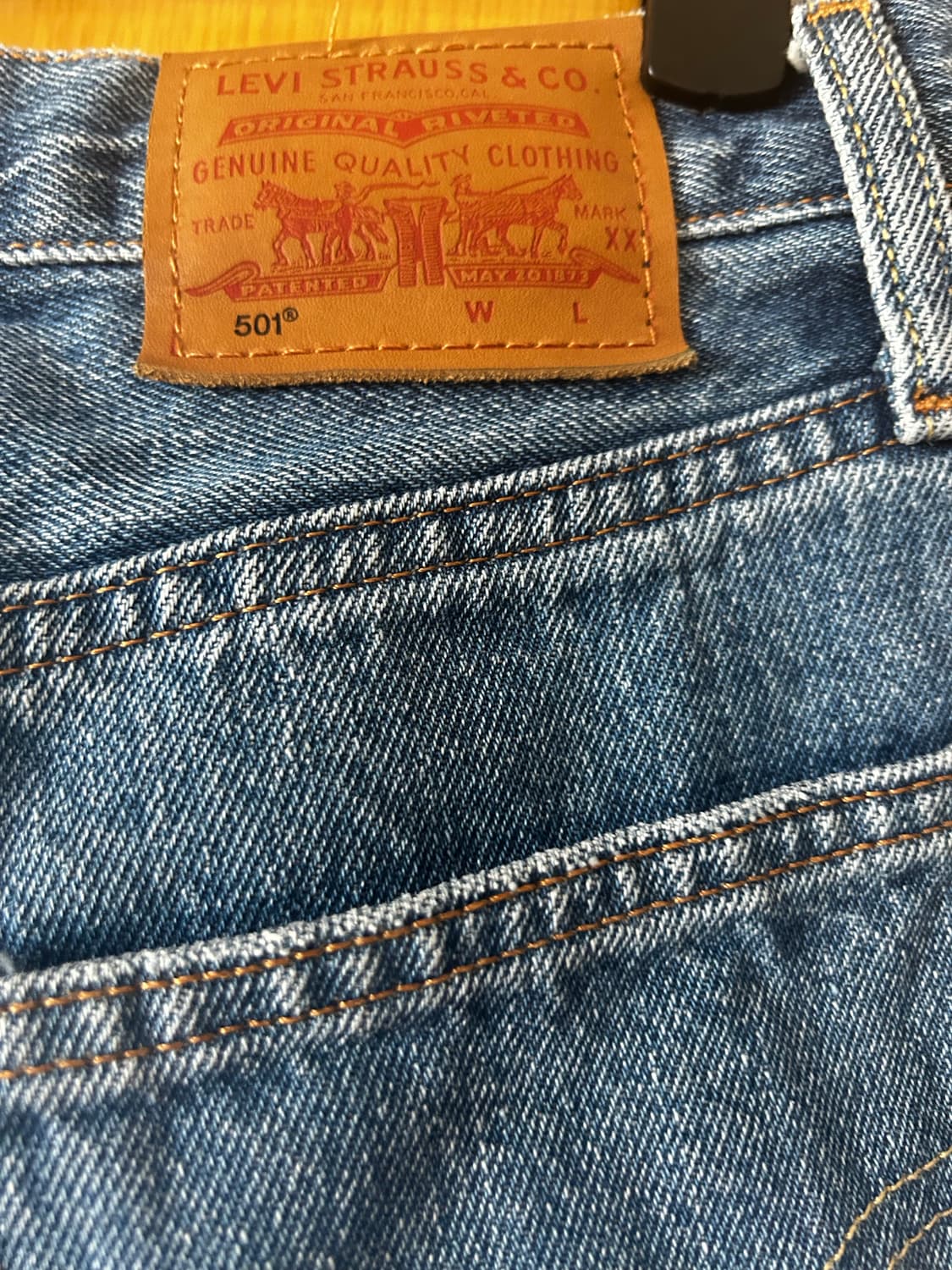 리바이스 501 청바지 / 가니 리던 비이커 랙앤본 마시모두띠 코스 폴로 상품이미지5
