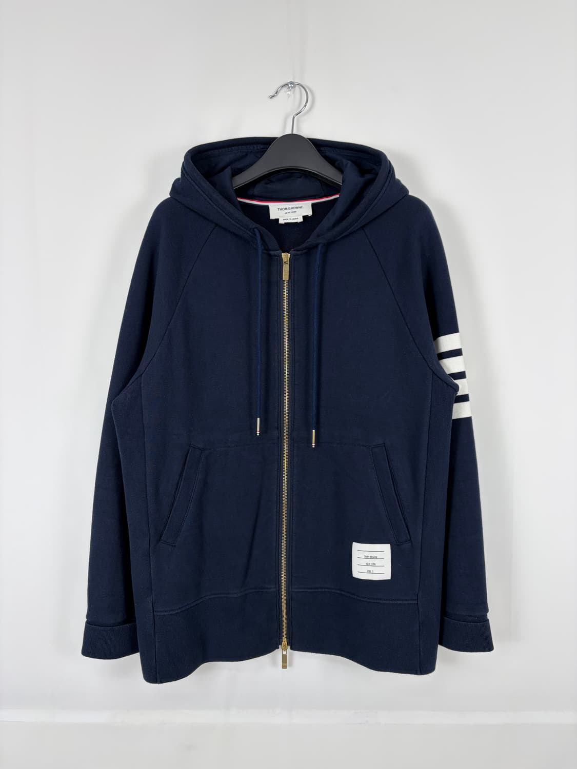 a73) 톰브라운 엔지니어드 4바 사선 후드집업 상품이미지1