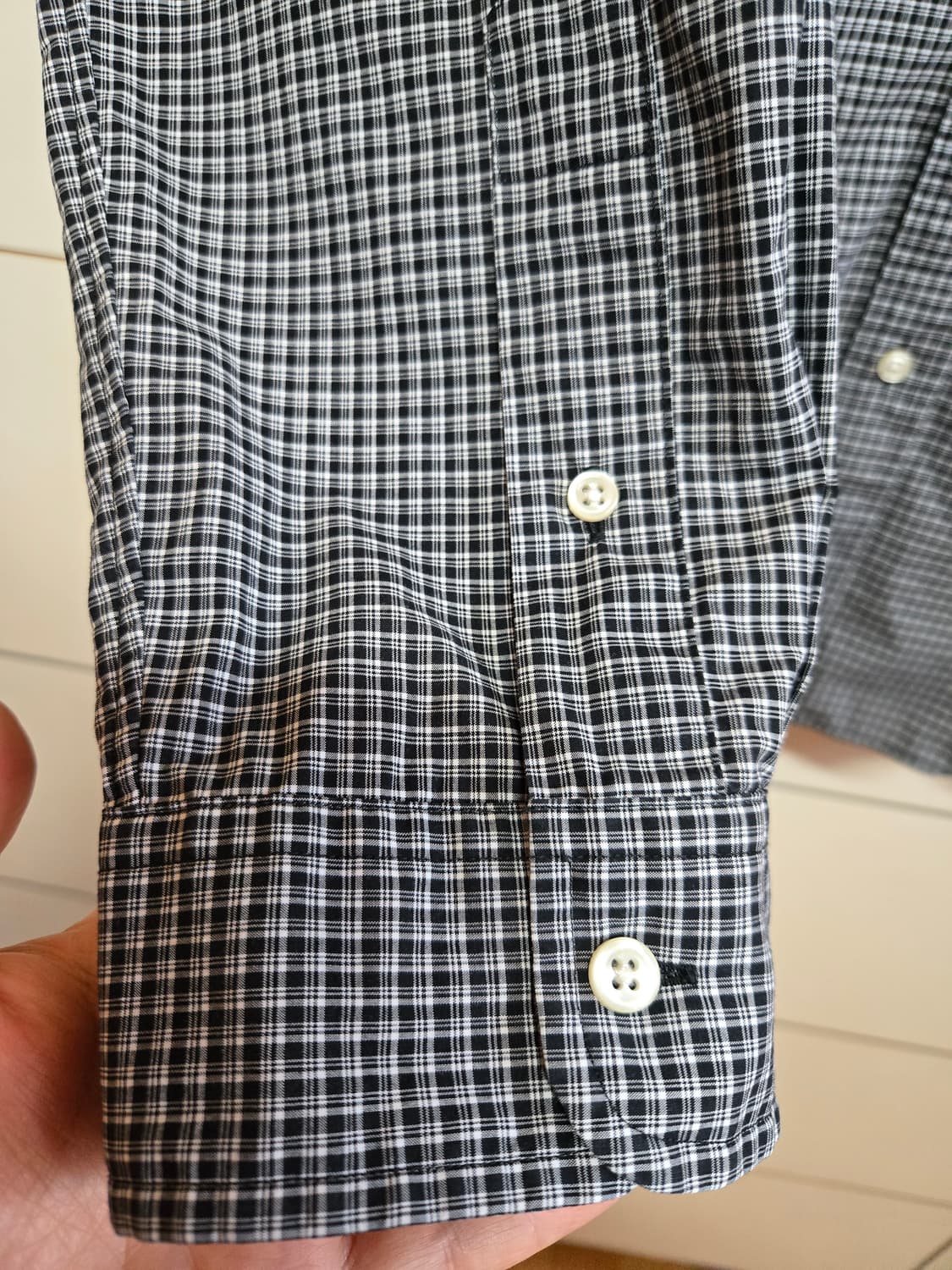 폴로 랄프로렌 남성 블랙체크 셔츠(XL사이즈) 상품이미지4