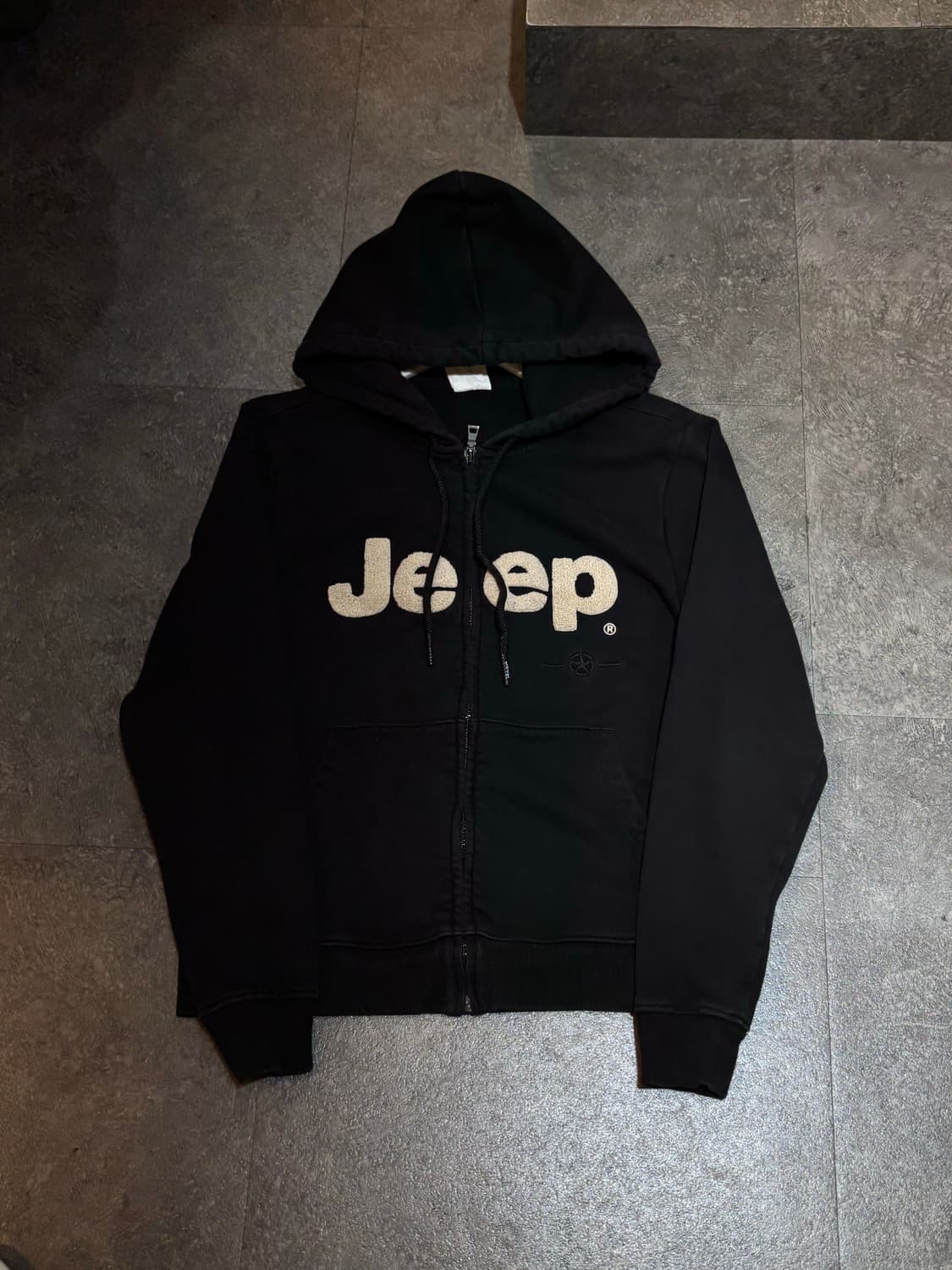 JEEP 지프 블랙 후드집업 L사이즈 상품이미지2