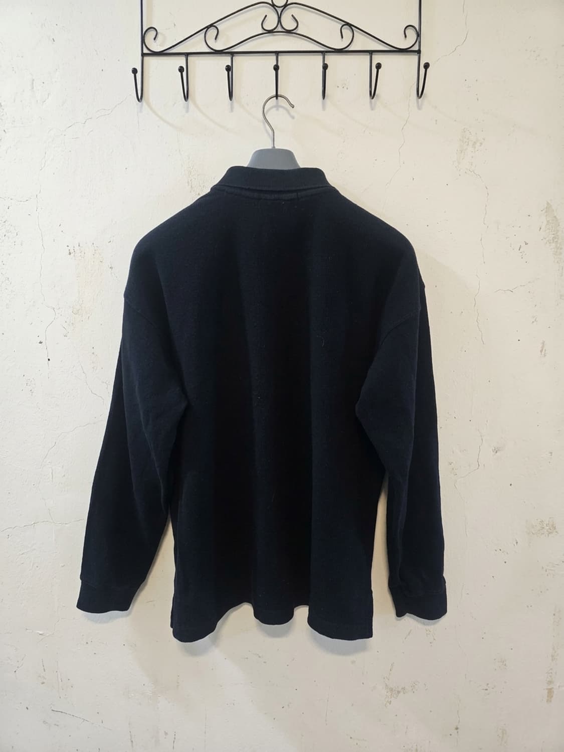 폴로 랄프로렌 블랙 긴팔 카라티 L 상품이미지2