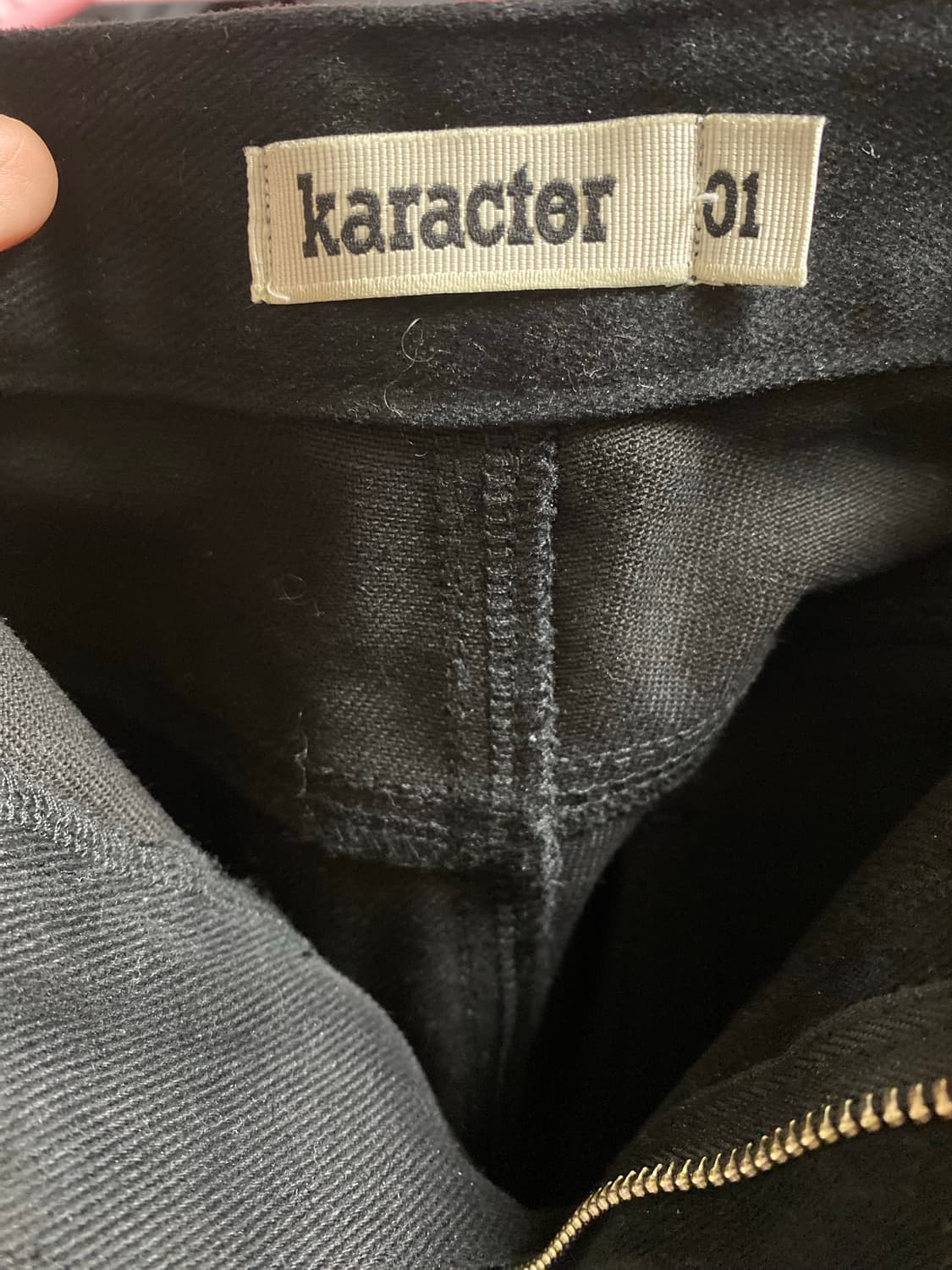 카락터 웨스턴 부츠컷 워크팬츠 01사이즈 상품이미지9