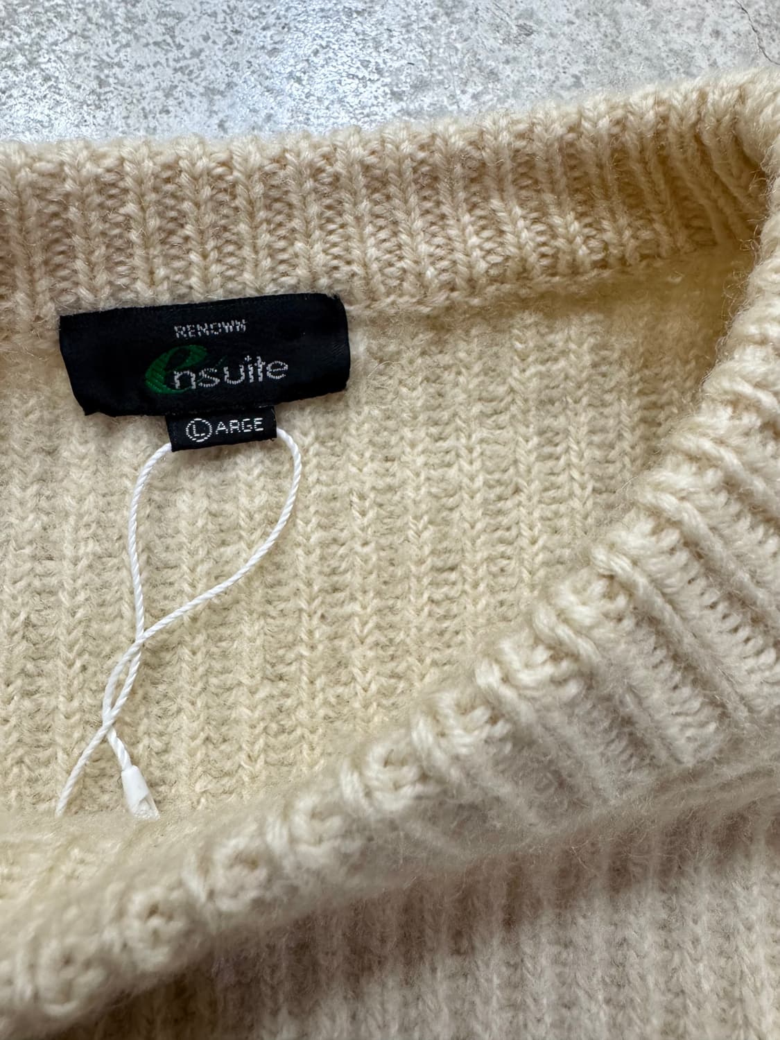 빈티지 고중량 울 골지 니트 상품이미지3