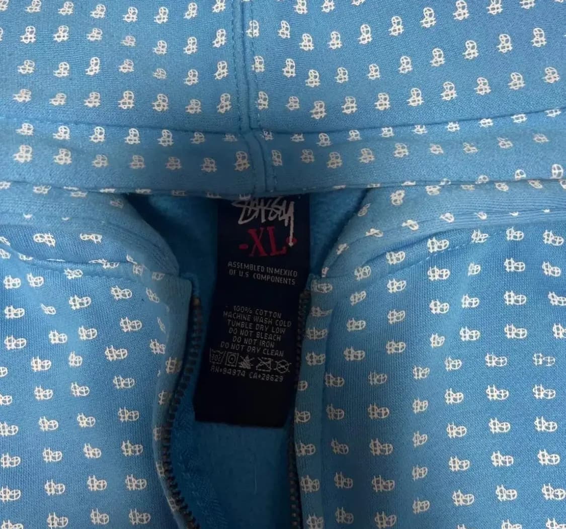 올드스투시 로고 후드집업 상품이미지2