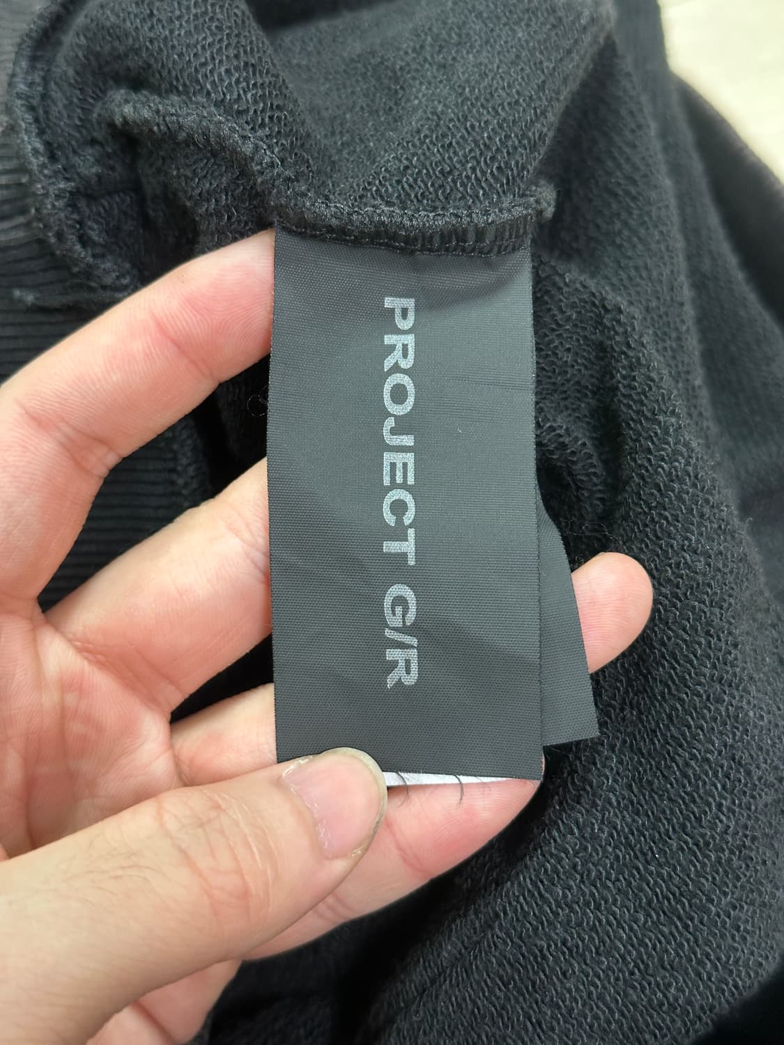 프로젝트gr 마인드 슬로터 빈티지 워시드 후드 블랙 상품이미지4