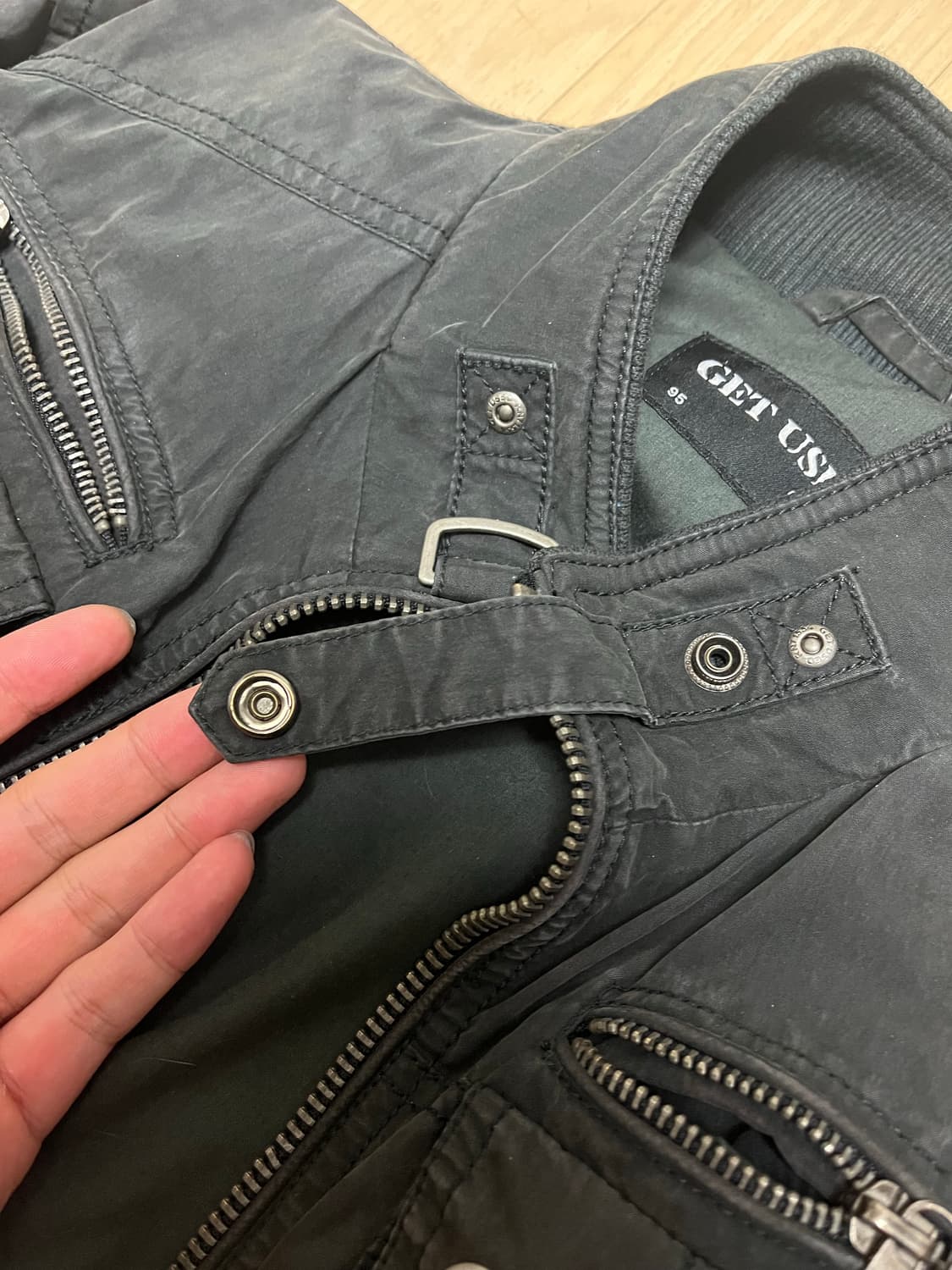 get used 바이커 자켓 상품이미지3