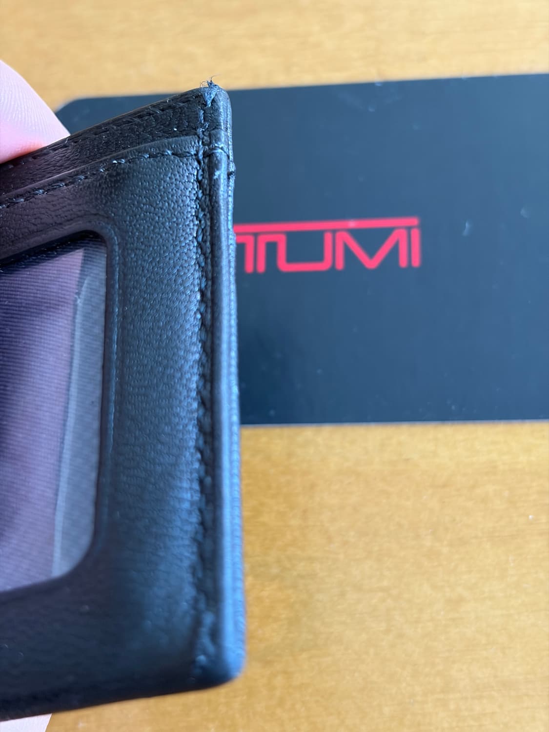 [풀구성/S급] 투미(TUMI) 챔버스 슬림 카드 케이스 - 사피르 케어 상품이미지5