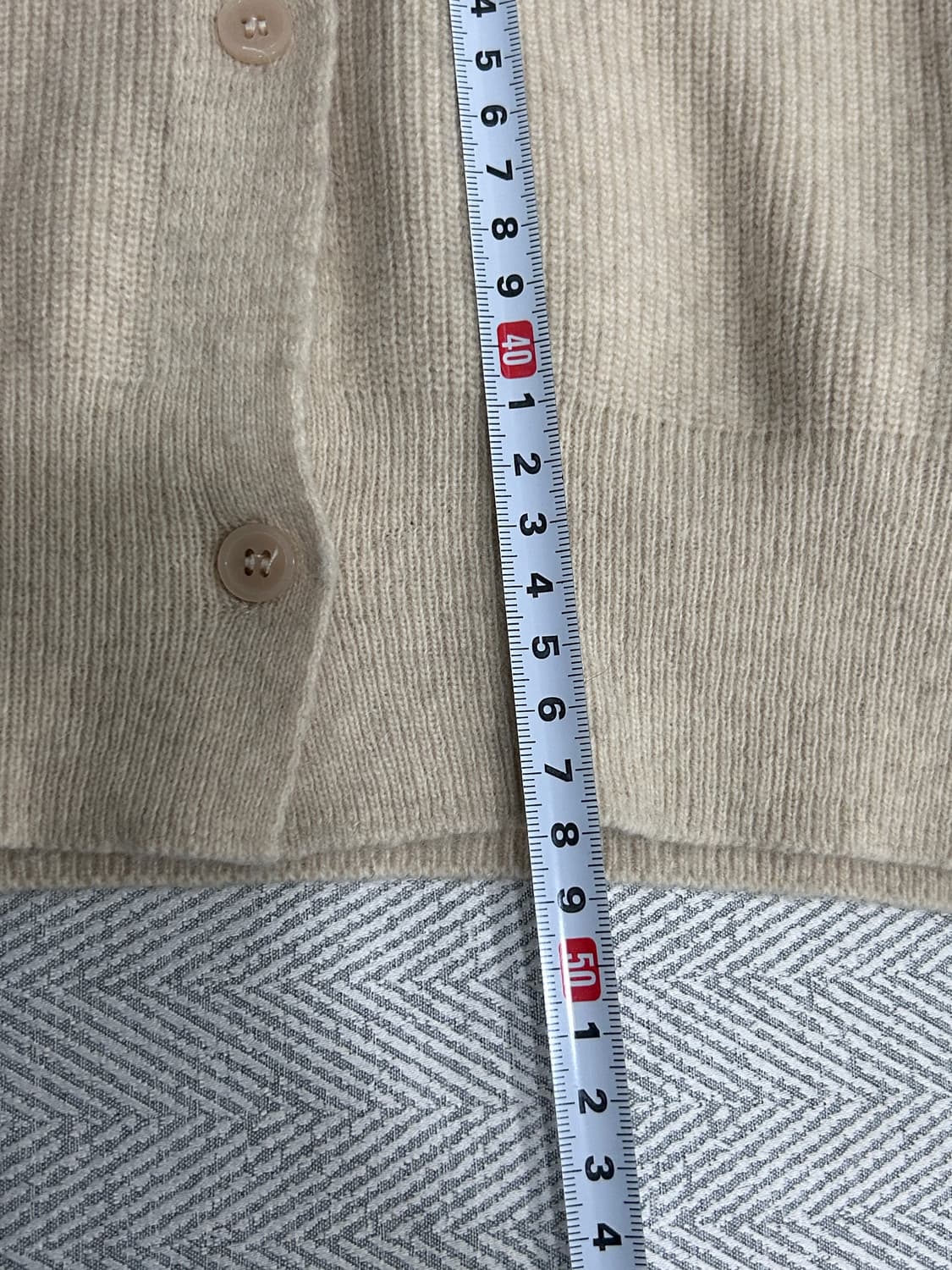 올리브데올리브 폭스 니트 가디건 55 아이보리 상품이미지8