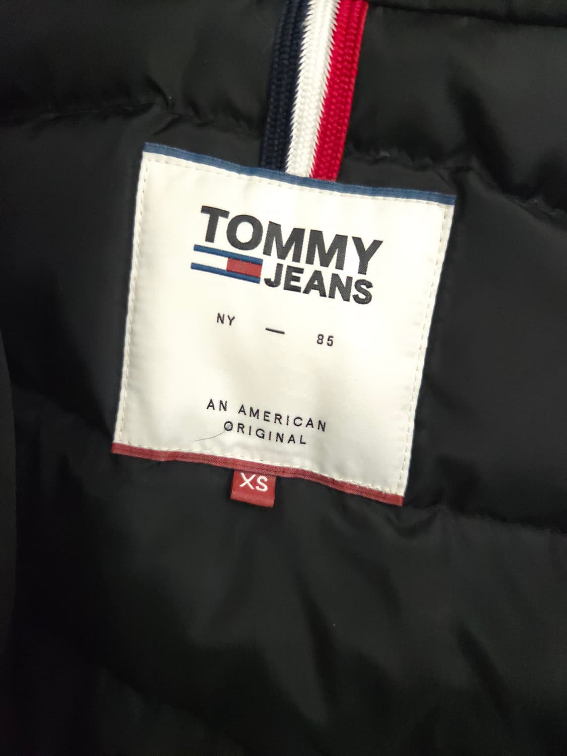 타미힐피거 블랙 다운 롱패딩_XS 상품이미지7