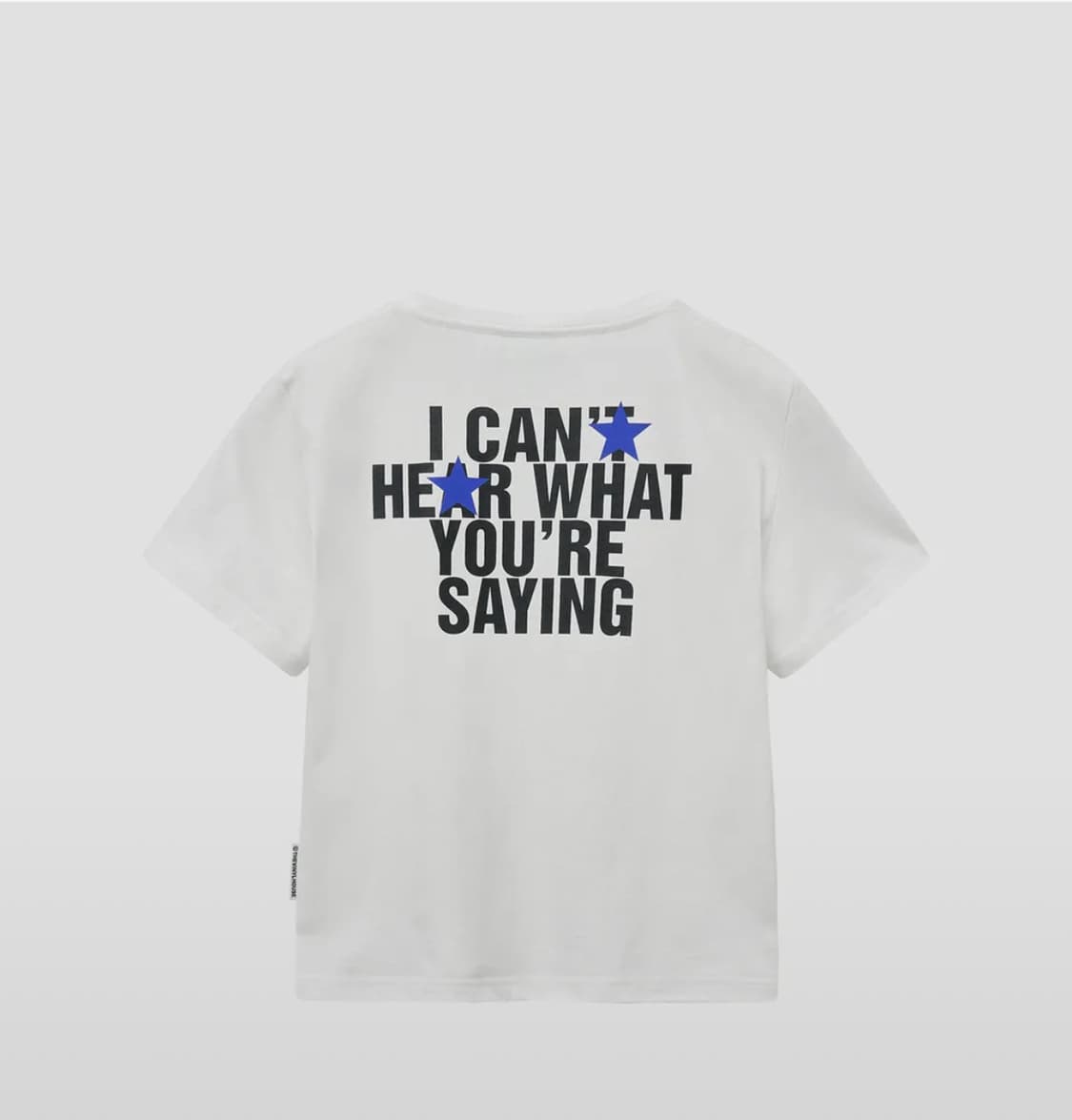 Star tee white crop 상품이미지2