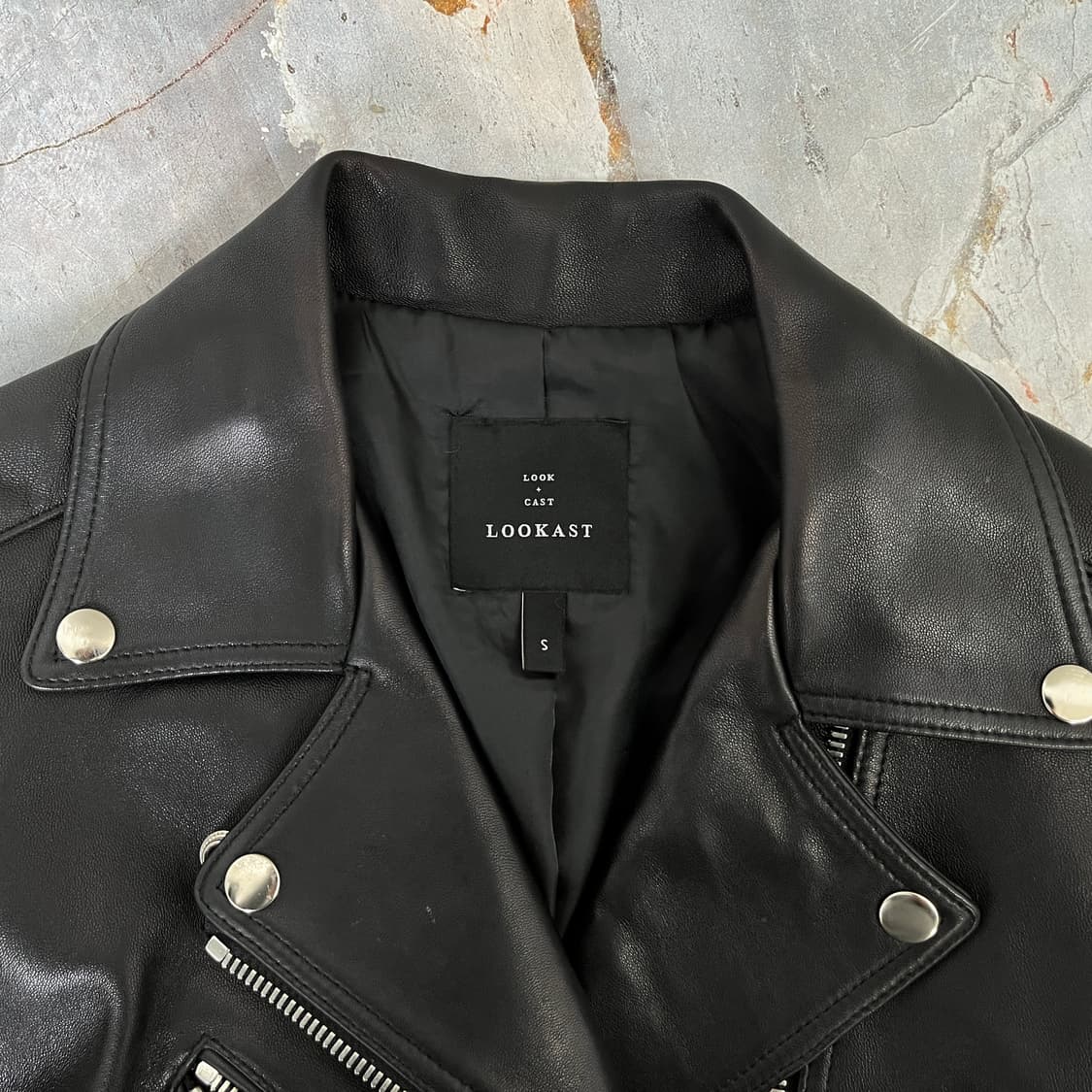 LOOKAST 룩캐스트 램스킨 가죽자켓 S 상품이미지4