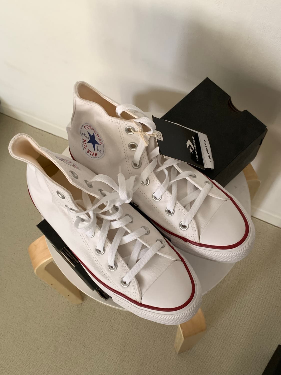 컨버스 올스타 클래식 화이트 새상품 상품이미지1