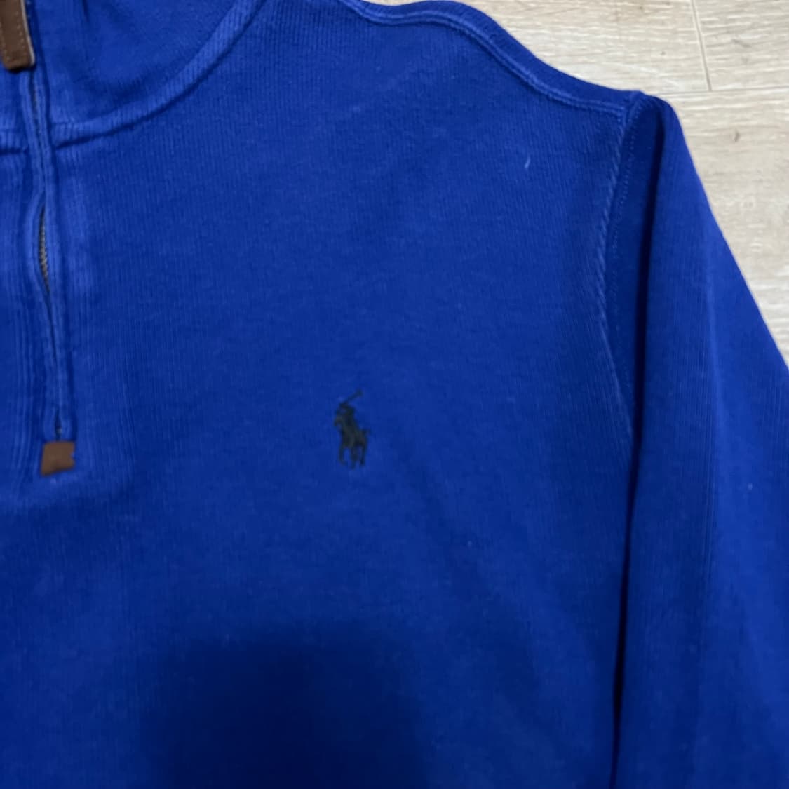 폴로 랄프로렌 스몰포니 쿼터집업 반집업 니트 [네이비] S/90 상품이미지4