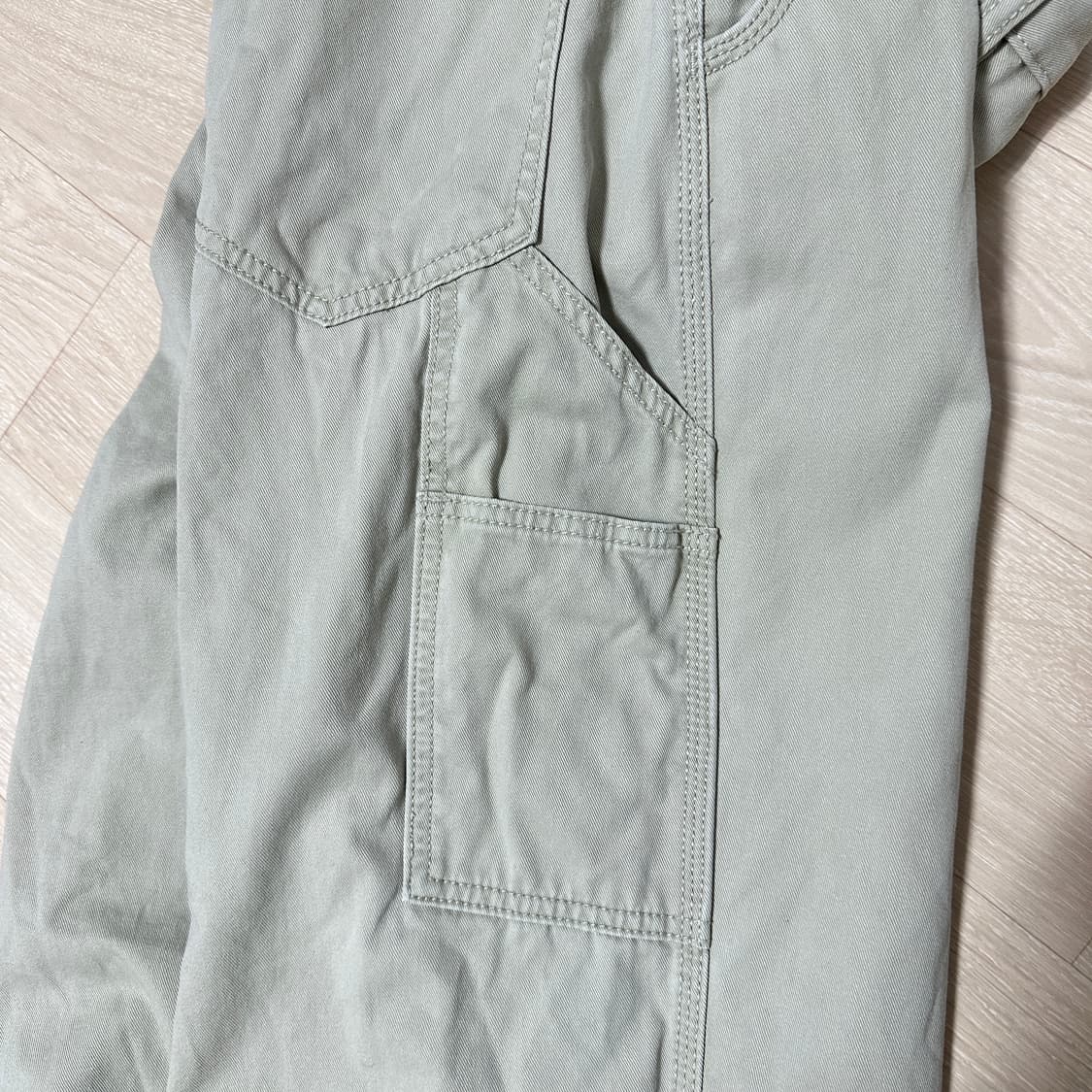 L 디스이즈네버댓 더블니 카펜터팬츠 베이지 상품이미지6