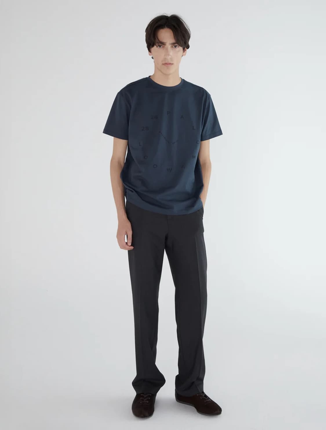 [L]팔로마울 O'clock B 티셔츠/네이비 상품이미지4