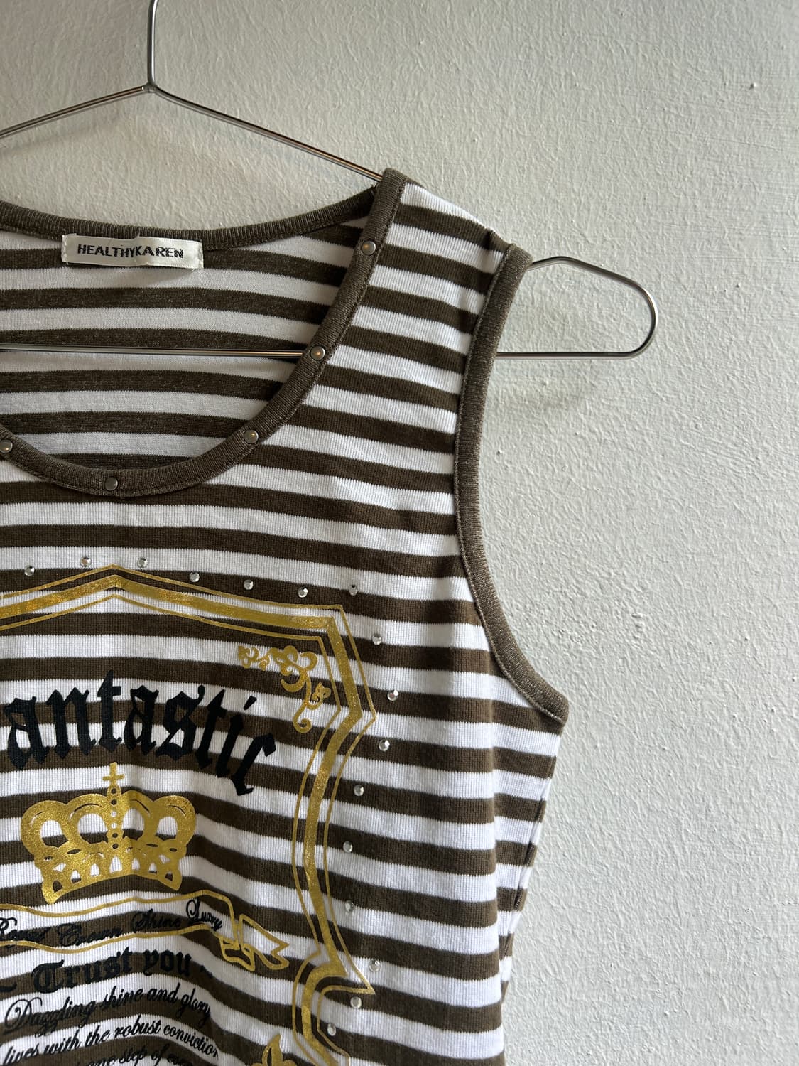 Y2K 슬리브리스  상품이미지3