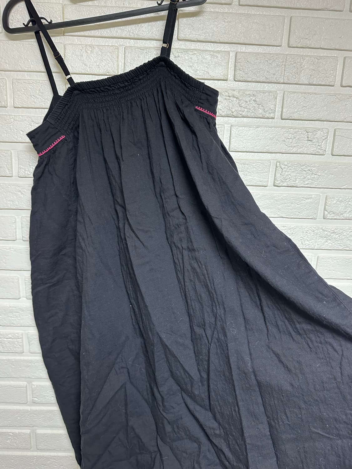 히피 무드 나시 자수 원피스 상품이미지4