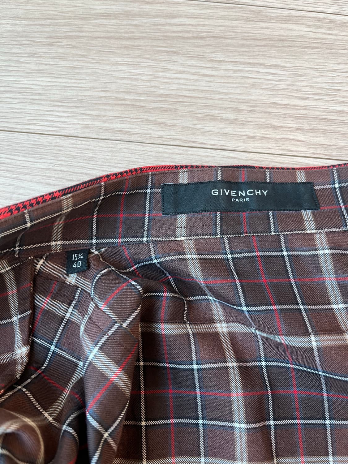 Givenchy 체크 셔츠 40사이즈(L~XL) 정품 상품이미지8