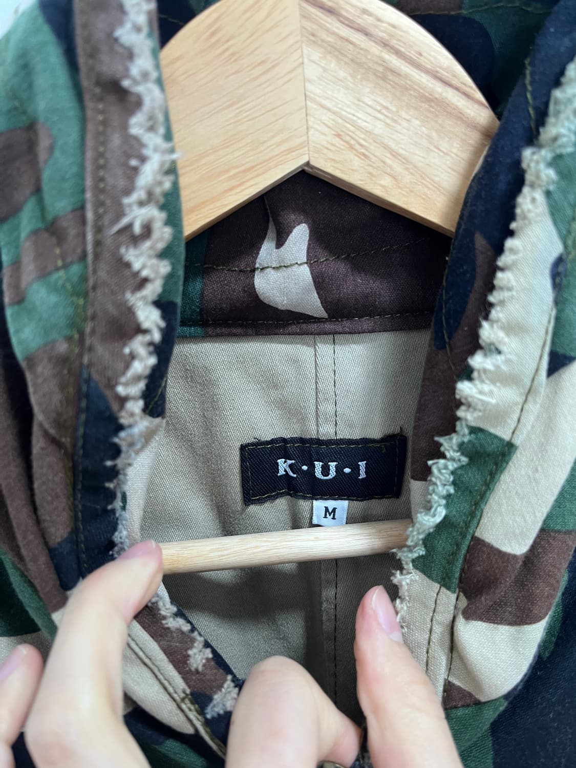 K.U.I 밀리터리 카모 투웨이 자켓 상품이미지5