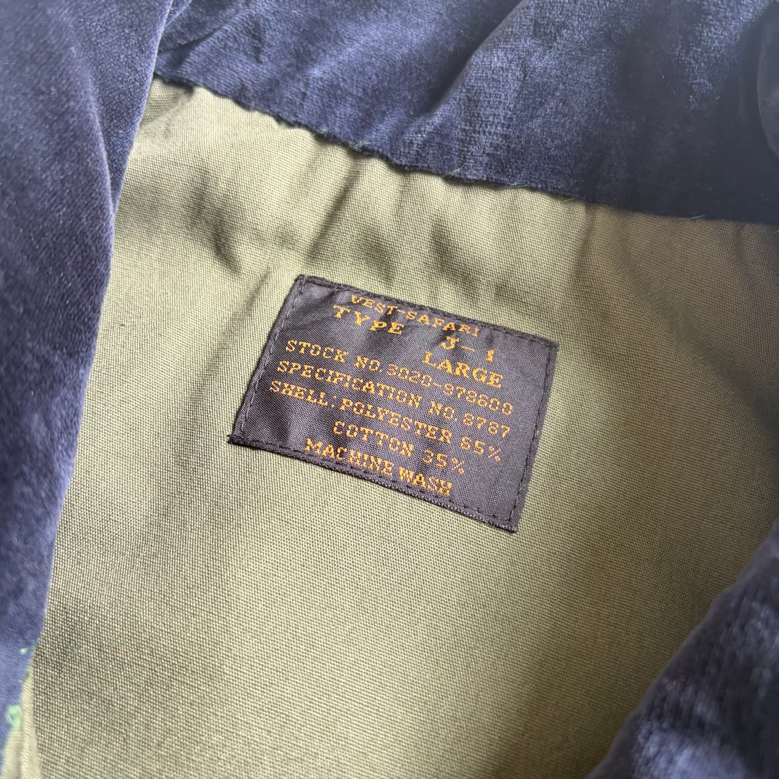 유틸리티 J-1 빈티지 헌팅 베스트 L 상품이미지5