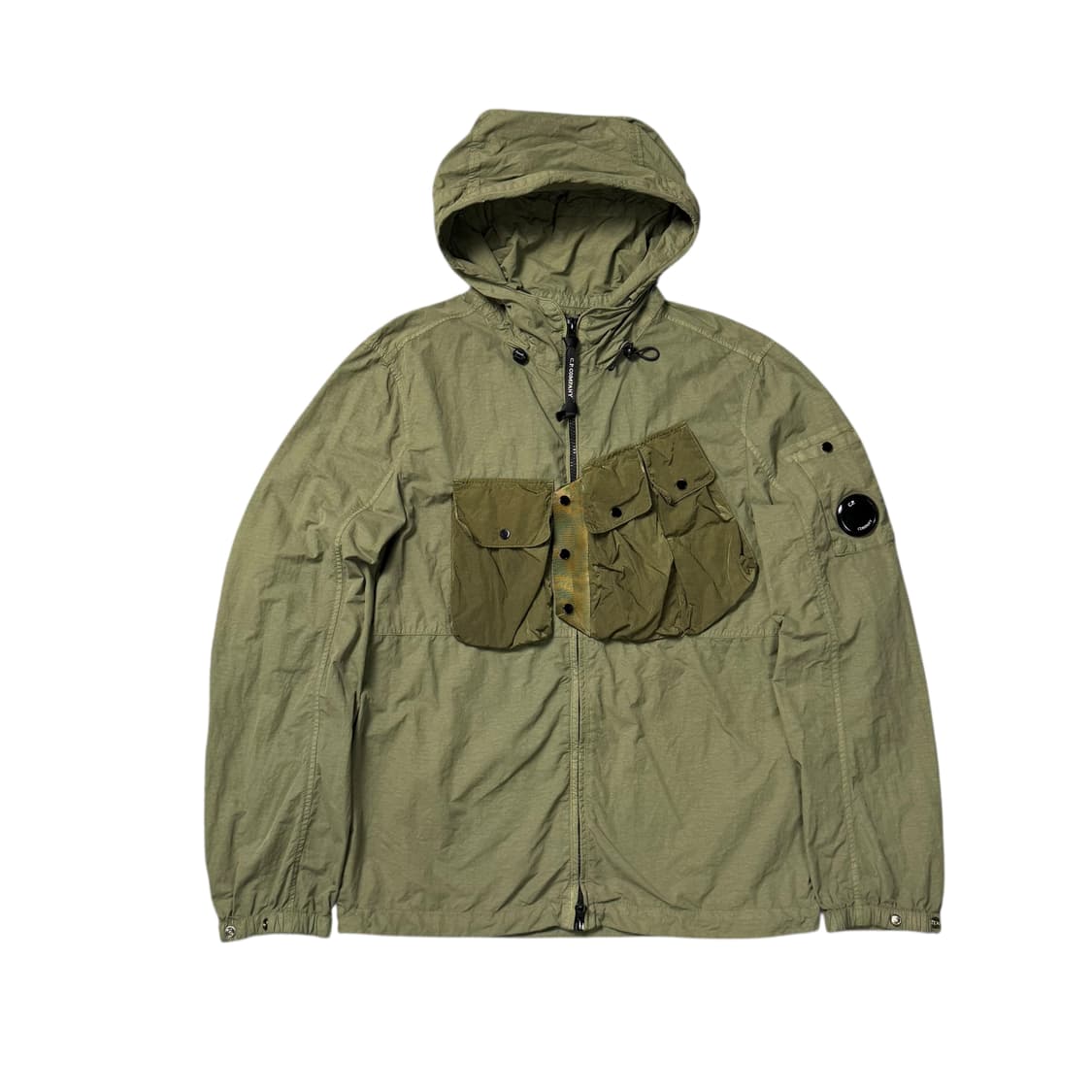(S) 22ss C.P. company 플랫 나일론 믹스드 오버셔츠 상품이미지1